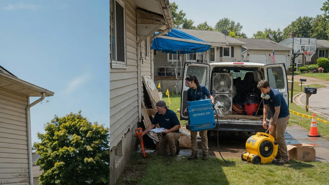 Ceiling Leak Cleanup in Yukon, PA near me