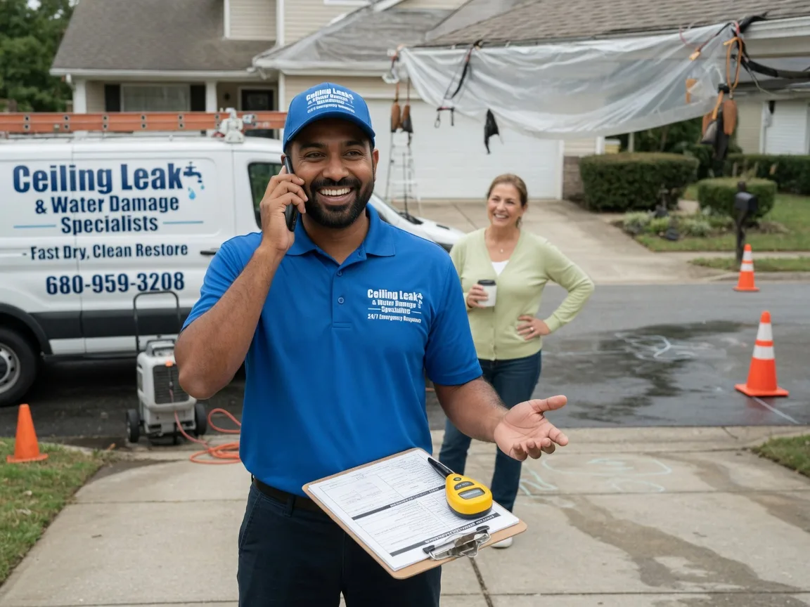 Ceiling Leak Cleanup Yukon, PA FAQs